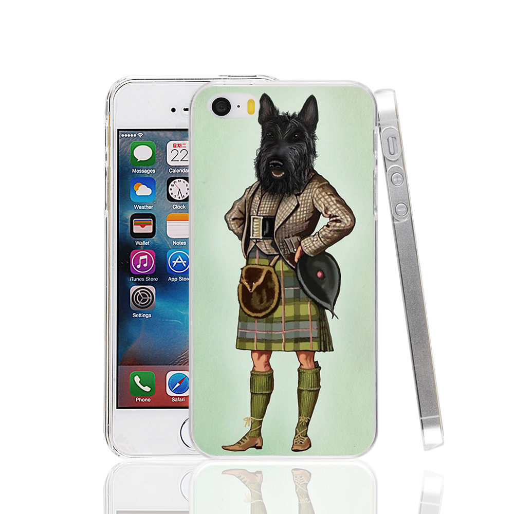 22909 Scottie Dog font b Kilt b font scottish terrier Animal cell phone Case Cover for