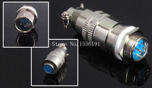 5 sets/kit 4 PIN 12mm XS12-4 Screw Aviation Connector Plug,XS12J4Y,XS12K4P,The aviation plug Cable connectors,AC/DC circuit