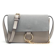 2016 New Patchwork Chain Handbag Suede&PU Leather Top Quality Fashion Women Bags Ladies Flap shoulder messenger bag MU-2112
