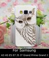 7207 PR The Intellectual Owl Hard White Case Cover for Samsung galaxy A3 A5 E5 E7