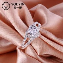 2014 SALE joias 925 Silver ring aneis heart love zircon CZ Simulated Diamonds Fashion Acessories ring