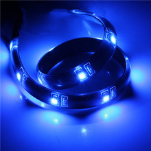 New Colordul 30CM 3528 SMD 12 Led Flexible Strip Light Waterproof With USB Port Cable Super