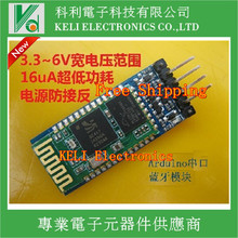Free shipping  5PCS/LOT HC-06 Wireless Serial 4 Pin Bluetooth RF Transceiver Module RS232 TTL for Arduino  + Drop Shipment