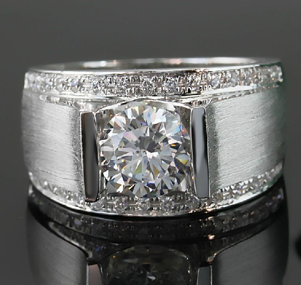 Big mens diamond wedding rings