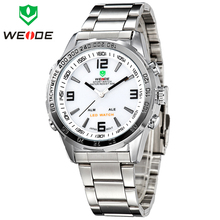 Nuevo WEIDE lujo marca reloj militar LED Digital multifunción para hombre Diver deporte relojes de cuarzo Casual Outdoor vestido reloj de pulsera