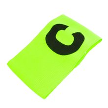 Super sell Elastic Tension Football Soccer Flexible Sports Adjustable Player Arm Fluorescent Captain Armband