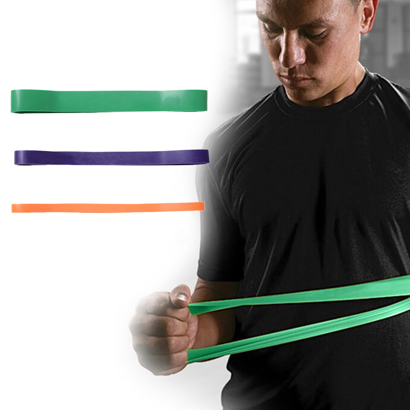  New 3 Pcs Set Latex Resistance Bands Workout Exercise Pilates Yoga Fitness Crossfit Power Lifting
