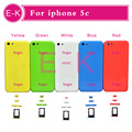 50 PCS LOT FREE DHL White Orange Yellow Blue Rear Battery Back Cover Housing Middle Frame