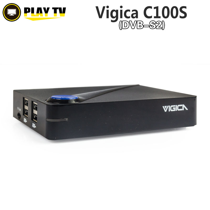 10pcs VIGICA C100S DVB-S2 Digital Satellite Receiver Support Cccam Newcamd & Amlogic S805 Quad Core Android 4.4 TV Box
