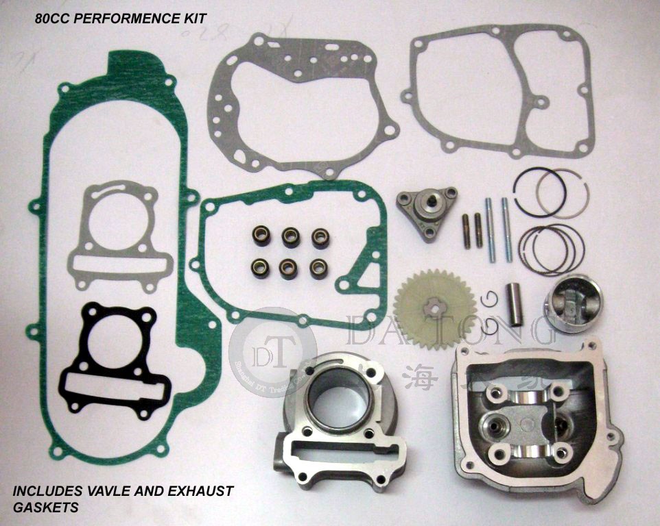 High Performance 80cc Big Bore Kits For 139QMA B font b GY6 b font 50 Engine