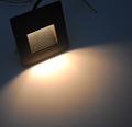 90 265V 3W Wall Plinth Recessed Stair Step Light Outdoor Yard Square Footlight Lamp