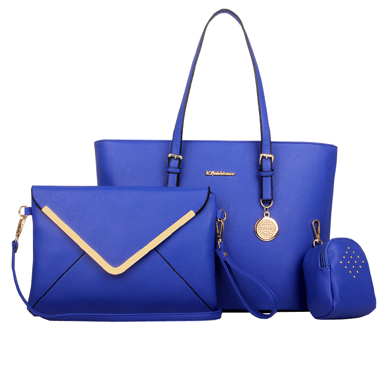 Мы поможем купить дешевле - 3 sets women handbags and purse solid color vin...