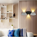 1pcs 3W Wavy Shape LED Wall Lamp Used for bedroom living room corridor bathroom 3pcs Leds