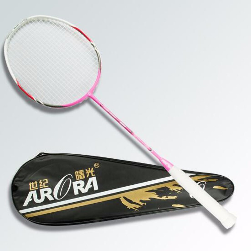 Ultralight Whole Body Carbon Badminton Racket 22-28LBS with Free Racket Bag Professional Badminton Training Shuttlecock Rackets (5)
