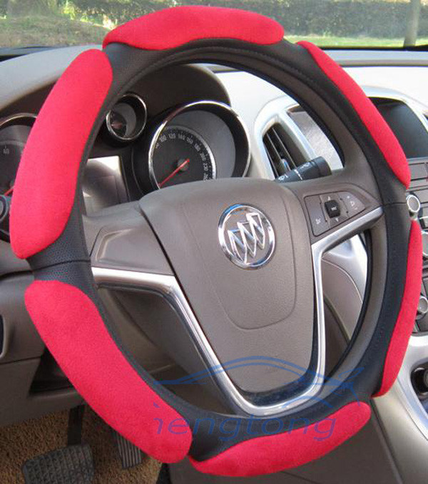 Hot-Car-Supplies-Soft-Suede-Car-Interior-Supplies-Automotive-Grips-Steering-Wheel-Cover-3d-Sandwich-Sports