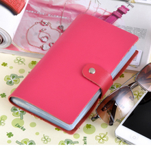90 Slots Genuine Leather Business Credit Card Holder Case Women Men card holder wallet Card Package
