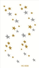 HC-5038 New body art metallic temporary tattoo sexy product jewelry bracelet flash tattoo gold tatoo henna tattoos tatuagem