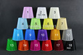 12cm modern lace Chandelier lampshades white black pink purple blue yellow green red fabric lamp shade