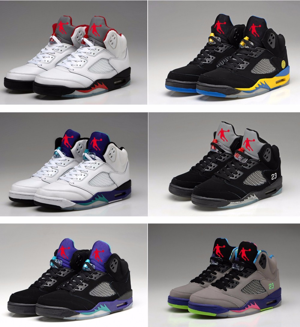 Buy 2015 cheap china jordan 5 retro men white black basketball shoes