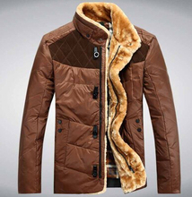 Free delivery man duck feather jacket fur coats in the winter of men s fashion warm