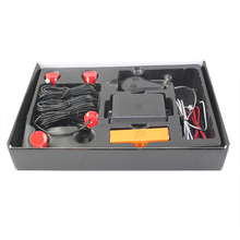 Car reversing radar dual core CPU 4 probe non screen real voice independent speaker