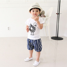Kids Boys Casual Short Sleeve Pullover Cotton T-shirt Tee Tops Baby Clothing L4