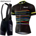Phtxolue Cycling Sets Cycling Clothing Bike Clothing Breathable Quick Dry Men Bicycle Wear Short Sleeve Cycling