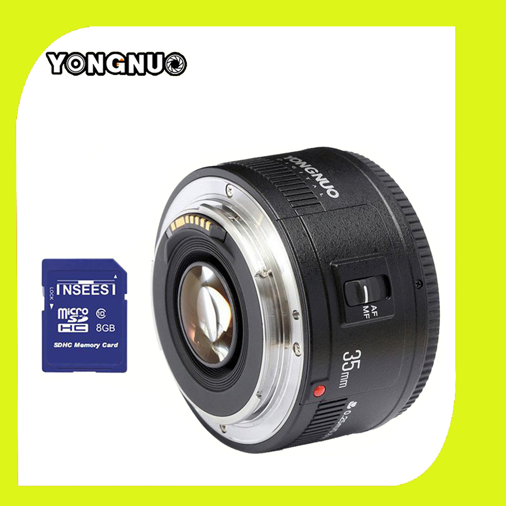 YONGNUO YONGNUO YN35mm 35  F/2         yongnuo 35   Canon + 8   SD 