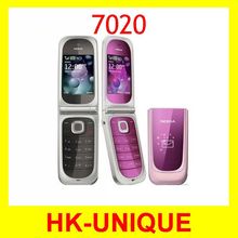 Hk Post  Free Shipping 7020 Original Nokia 7020 Unlock Cell Phones Bluetooth FM JAVA Free shipping