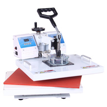 2013 newest design heat press machine with two temperature controlers better printing effect new year promotion
