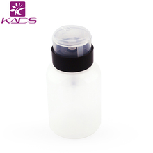 2015 Newest 220ml Professional Nail Art Tool Nail Polish Remover Bottle With Black Lockable Plastic Cap liquid nail pump bottle