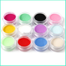 Akrylový pudr na nehty pro krásný vzhled – 12 barev