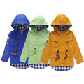 Fashin Boys Trench Coats Hooded Kids Jackets 1 6Y Children s Windbreaker Baby Boys Outerwear Kids