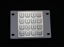 IP65 Metal keyboard waterproof Stainless steel keyboard Numeric keypad with 16 keys