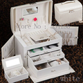 2016 Elegant princess portable jewelry box case for girlfriend gifts box upgrade version of the very