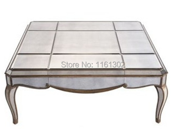 Compra cuadrados de vidrio mesa de comedor online al por mayor de China