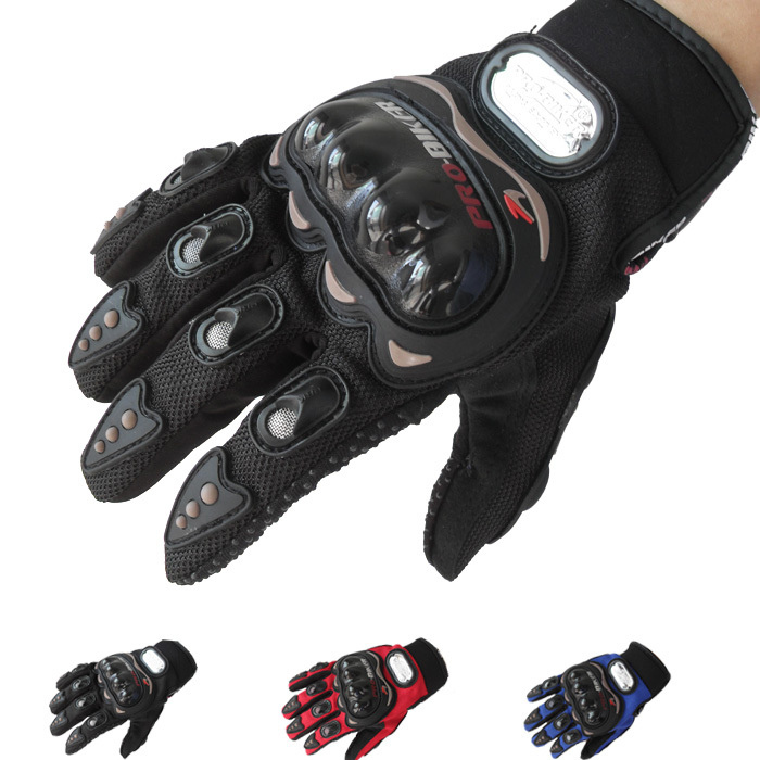 Gloves men full finger motorcycle mesh gloves moto...