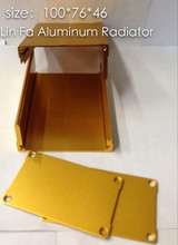 10 pcsAluminum Box Adapter housing Aluminum qualifying 76 46 100 Split aluminum Car shell dedicated