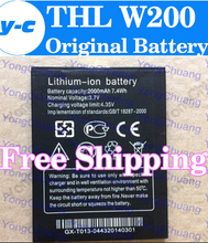 THL w200 Battery 100% New Original 2000mAh Lithium-ion Battery for THL W200 w200s W200C Smart Mobile Phone -In Stock+Track Code