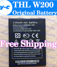THL w200s Battery 100% New Original 2000mAh Lithium-ion Battery for THL W200 w200s W200C Smart Mobile Phone -In Stock+Track Code