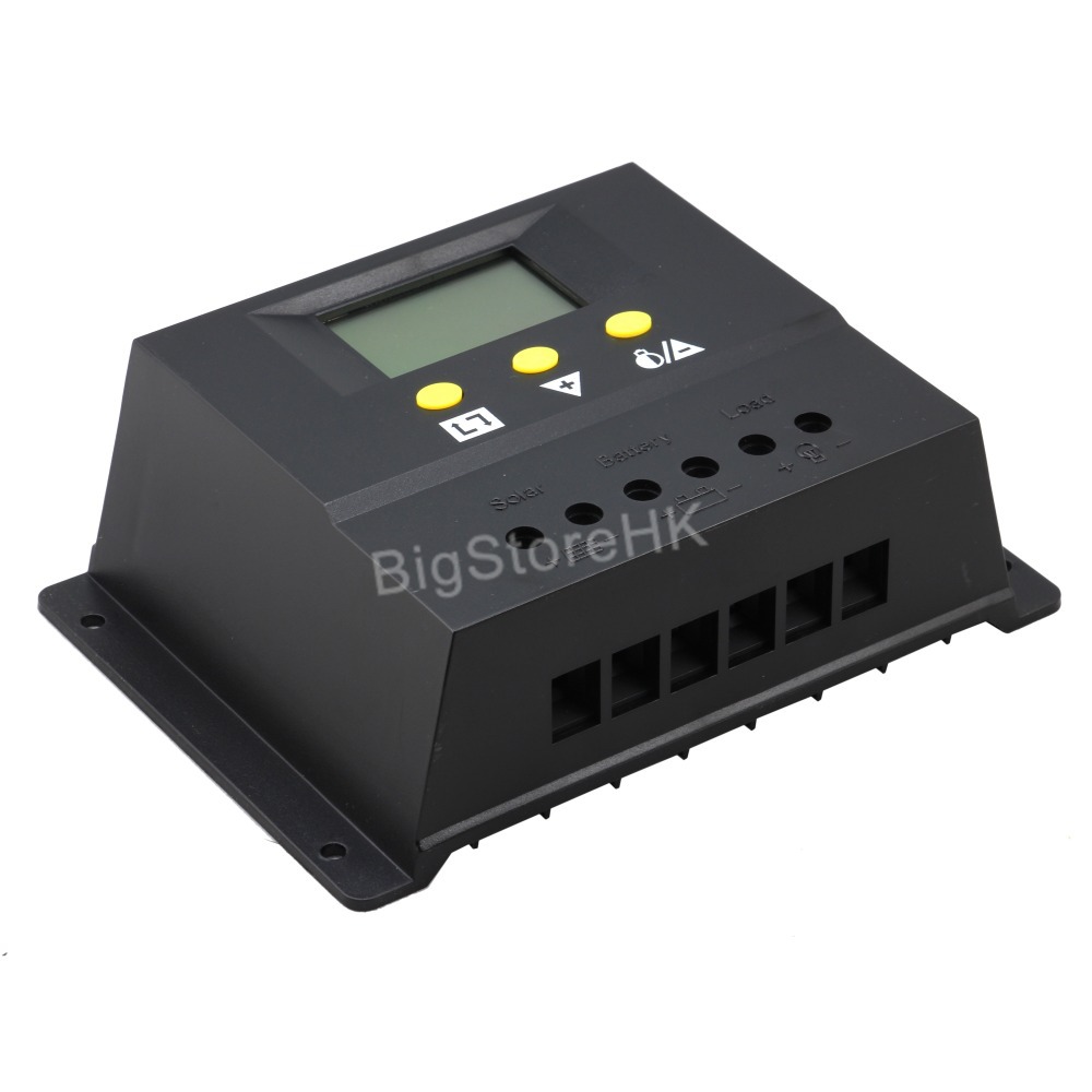 Купить 80А Солнечный контроллер 12v 24v 1000w 2000w солнечные панели ЖК ...