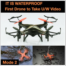GPTOYS F51 RC Quadcopter Headless Mode Drone aircraft Helicopter 2.4GHz Waterproof 3D Eversion Black 6-Axis 2.0MP HD Camera
