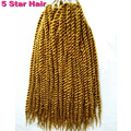 100g Havana Mambo Twist 18 Crochet Braid Hair Synthetic Hair 1 9 pack crochet braid senegalese