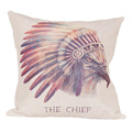 Wholesale high quality 9 kinds of vintage abstract animal Pattern Cotton Linen Decorative Cushion Cover Invisible
