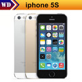 Factory Unlocked Original Apple iPhone 5s phone 16GB / 32GB ROM IOS8 IOS9 White Black GPS A7 IPS 1 year warranty