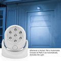 6V 7 LEDs Cordless Motion Activated Sensor Light Lamp 360 Degree Rotation Wall Lamps White Porch