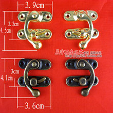 Leather craft tools Jewelry boxes latches Box lock clasp Retro Hasp lock Latch for case Antique Metal 100pcs/lot Free shipping