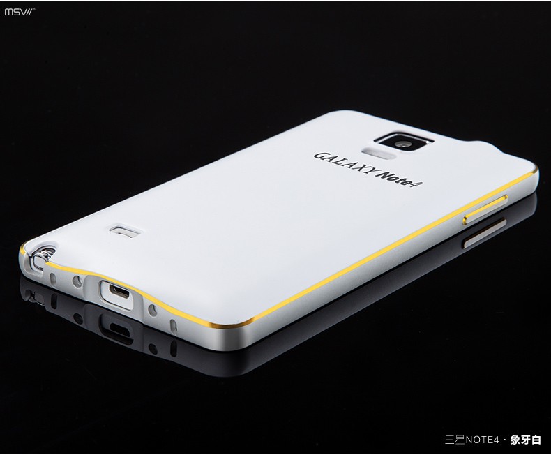 note 4 gold edge bumper+cover-9