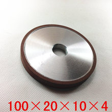 75% concentración Planar forma en resina diamante muela para productos de carburo de tungsteno especificación 100 * 20 * 10 * 4