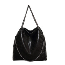 Fashion Foldable Chain Leather Shoulder Luxury Handbags Women Messenger Evening Clutch Bags Designer Kors Famous Brand Stella